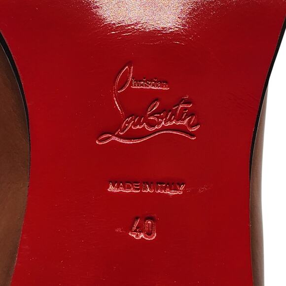 Christian Louboutin Antonio Chelsea Leather Boots - Brown - EU 40 / US 7 $1350 - Picture 7 of 8